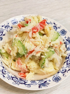 セロリとカニカマのポテトサラダ-レシピのメイン写真