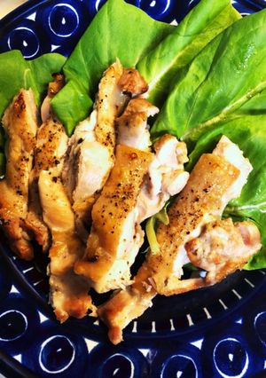 魚焼グリルで簡単鶏もも肉の塩焼き-レシピのメイン写真
