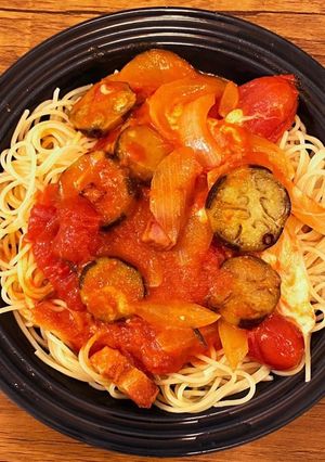 トマト缶で超簡単！トマトソースパスタ-レシピのメイン写真