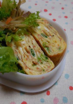 干しえび&ネギの卵焼き-レシピのメイン写真