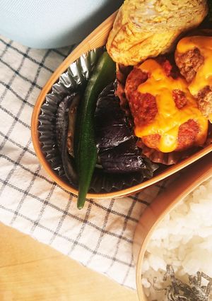お弁当★納豆タレでオクラとなす揚げ浸し★-レシピのメイン写真