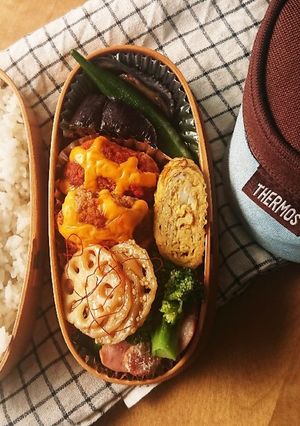 お弁当★子ども大好き♪チーズハンバーグ-レシピのメイン写真