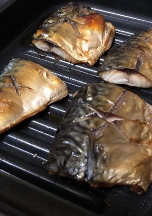 ラクックでサバの塩焼き-レシピのメイン写真