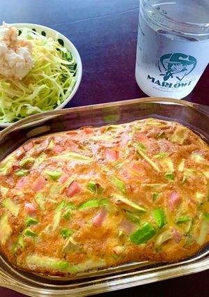 アボカドとハムのスパニッシュオムレツ風-レシピのメイン写真