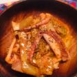 イカ安っ!の日のおつまみはキムチマヨ炒め