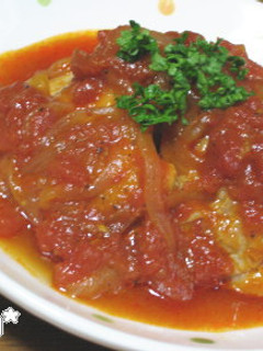 手間いらず★鶏肉のトマト煮-レシピのメイン写真