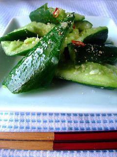 たたき胡瓜の塩炒め-レシピのメイン写真