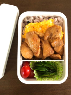 自分弁当・照り焼き丼-レシピのメイン写真