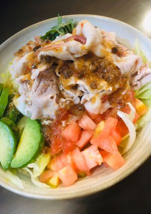 冷やし豚しゃぶパスタ-レシピのメイン写真