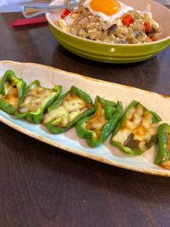 ピーマンの味噌チーズ焼き-レシピのメイン写真