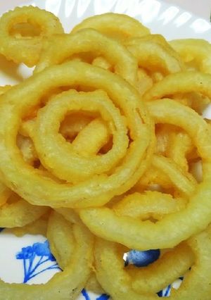 衣にビールが決め手！オニオンリングフライ-レシピのメイン写真