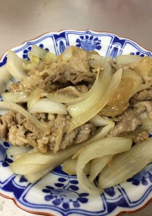 豚肉と玉ねぎだけ炒め-レシピのメイン写真
