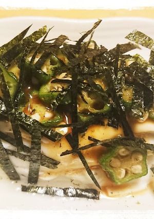 おつまみ☆わさびオクラ冷奴-レシピのメイン写真