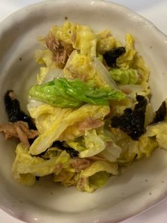 すぐ出来るパクパク白菜ツナ醤油-レシピのメイン写真