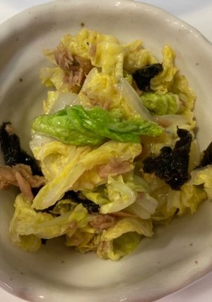 すぐ出来るパクパク白菜ツナ醤油-レシピのメイン写真
