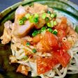 賄い!冷やし沖縄そば!ピリ辛トマトだれ!