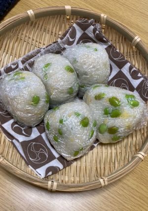 枝豆生姜おにぎり-レシピのメイン写真