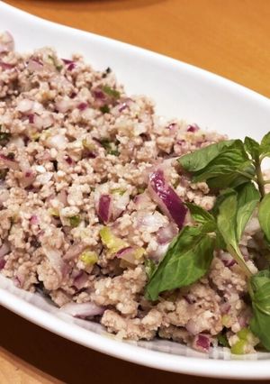 ミント香るタイ料理♪ラープムーが美味しい-レシピのメイン写真