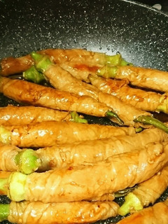 簡単☆オクラ丸ごと肉巻き-レシピのメイン写真