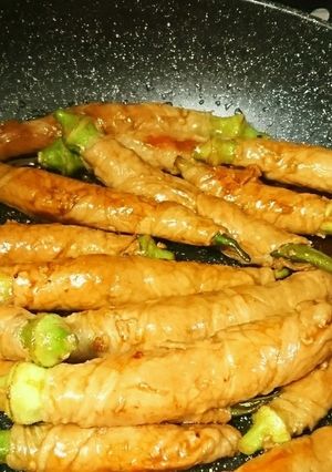 簡単☆オクラ丸ごと肉巻き-レシピのメイン写真