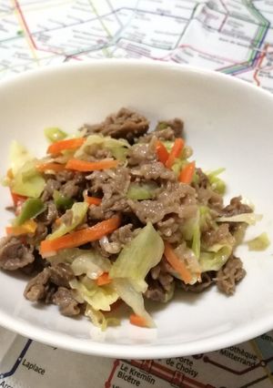 レンジで簡単！味噌ダレ野菜炒め（幼児食）-レシピのメイン写真