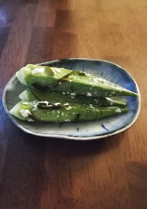 オクラの塩麹漬け-レシピのメイン写真