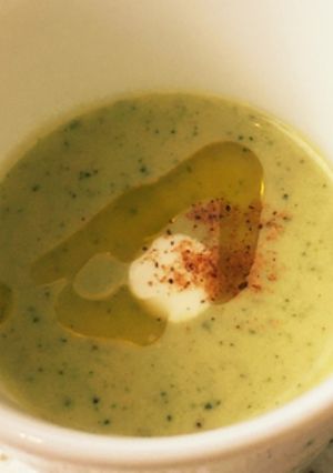 ズッキーニ の冷たいスープ-レシピのメイン写真