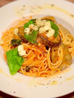 ナスとトマトのスパゲティ(シチリアーナ)-レシピのメイン写真