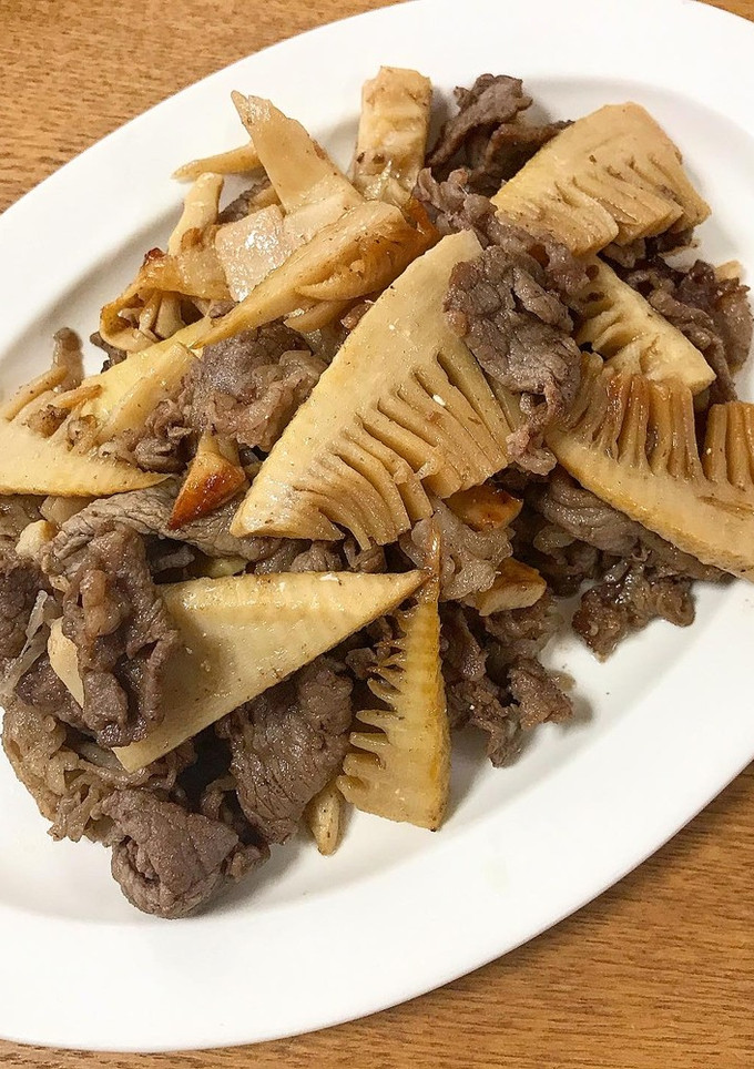 牛肉とたけのこの甘辛炒め-レシピのメイン写真