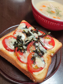 トマトの和風トースト♪-レシピのメイン写真
