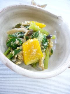 季節野菜のごま和え-レシピのメイン写真