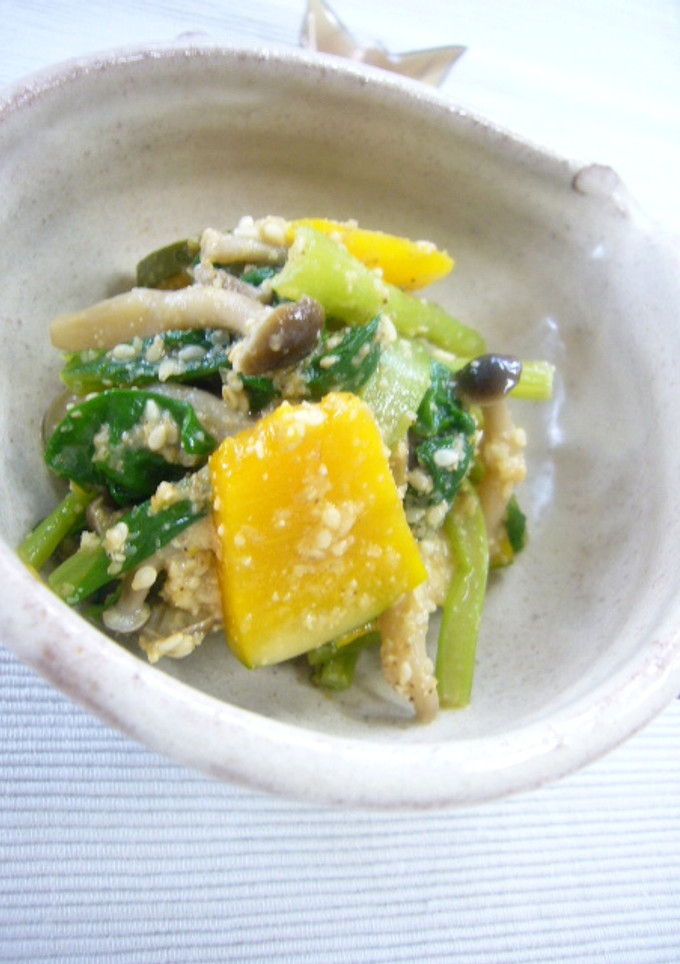 季節野菜のごま和え-レシピのメイン写真