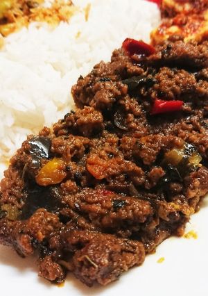 冷凍サイコロ野菜とマトンキーマカレー-レシピのメイン写真