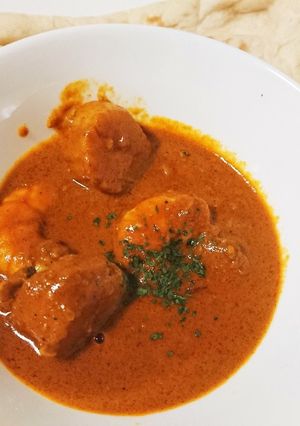 大きめのホタテとエビのスパイスカレー-レシピのメイン写真