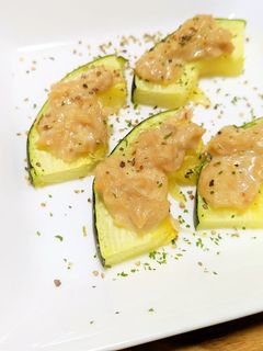 ズッキーニのツナマヨトースター焼き-レシピのメイン写真
