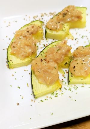 ズッキーニのツナマヨトースター焼き-レシピのメイン写真
