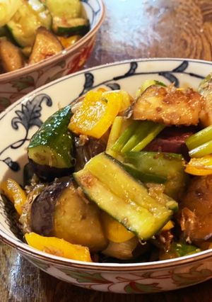 夏野菜のポン酢炒め-レシピのメイン写真