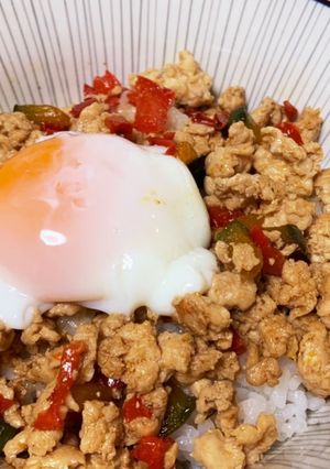 簡単調味料でガパオライス♪-レシピのメイン写真