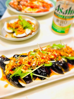 焼き茄子の香味ダレ-レシピのメイン写真