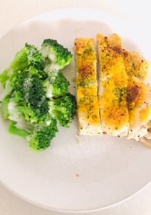 鶏むね肉のガリーリックパン粉焼き-レシピのメイン写真