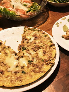 ひき肉と卵の三角バーグ-レシピのメイン写真