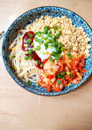お肉を豆腐で代用！ヘルシービビンバ！！-レシピのメイン写真