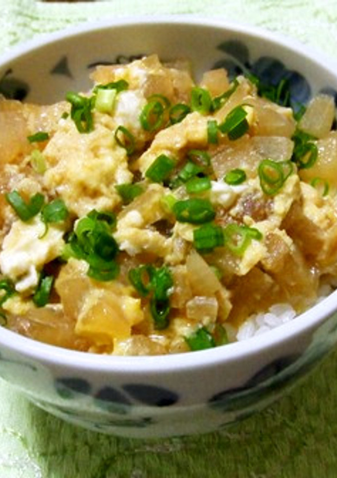 ◆節約！大根の卵とじ丼-レシピのメイン写真
