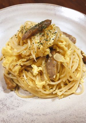 濃厚まろやか！たまよペペロンチーノ☆-レシピのメイン写真