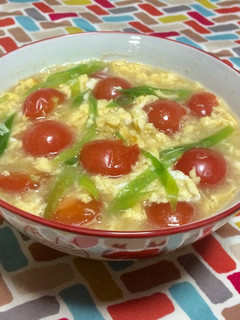 超簡単☆さっぱりかき玉トマトうどん♪♪♪-レシピのメイン写真