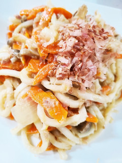 濃厚塩バター焼きうどん♡-レシピのメイン写真