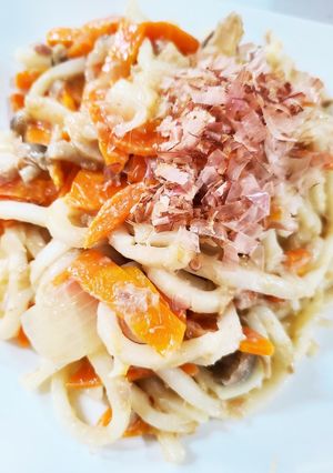 濃厚塩バター焼きうどん♡-レシピのメイン写真