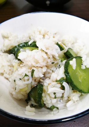 キュウリと大葉のさっぱり冷ご飯-レシピのメイン写真