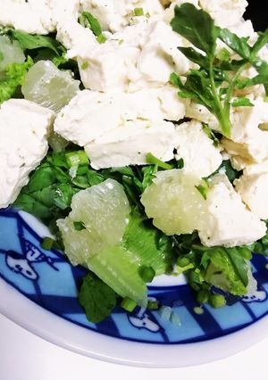 美味しいサラダ☆クレソン塩麹豆腐グレフル-レシピのメイン写真