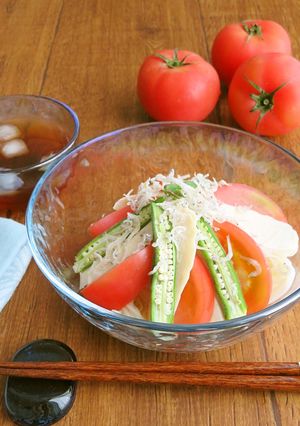 フレッシュトマトとサラダチキンそうめん-レシピのメイン写真